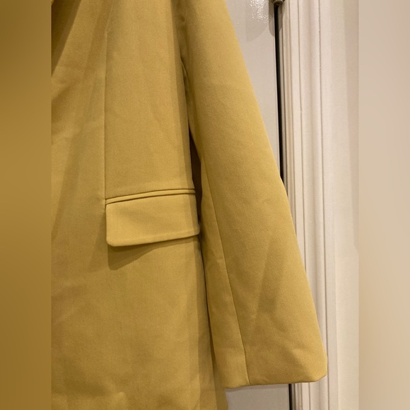 Dissh Rowan Boyfriend Blazer Jacket Notch Lapel SingleBreasted Tan/yellow Size10 - Picture 12 of 13